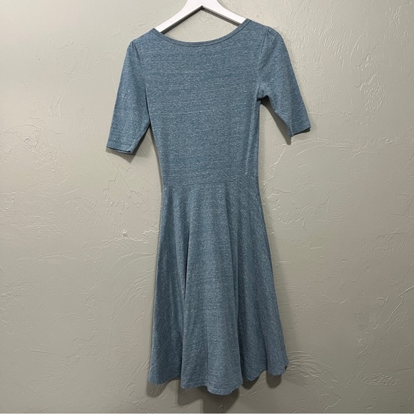 LuLaRoe Nicole Dress Size XS blue - Picture 2 of 10